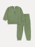 LC Waikiki Crew Neck Long Sleeve Printed Baby Boy Sweatshirt and Sweatpants 2-Pack Set
